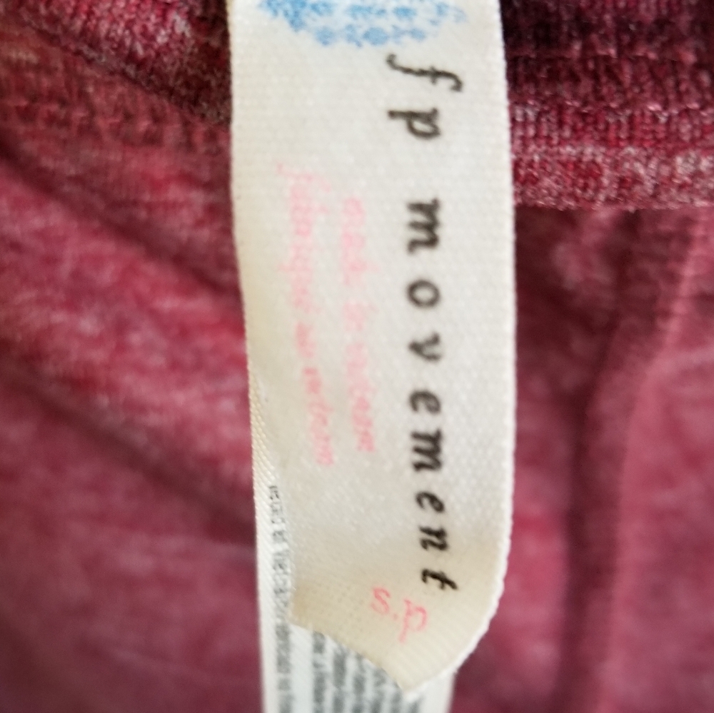 Free People Movement Pink Colorblock Leggings, Sz S - Picture 6 of 7